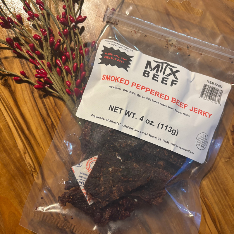 MTXBeef Smoked Jerky - 4oz pkgs