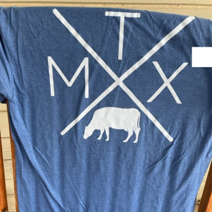 MTXBeef Blue "X" Short Sleeve T-Shirt