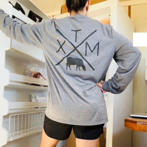 MTXBeef Grey "X" Long Sleeve T-Shirt